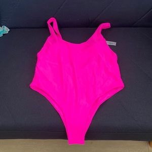Hot Pink One Piece Swimsuit